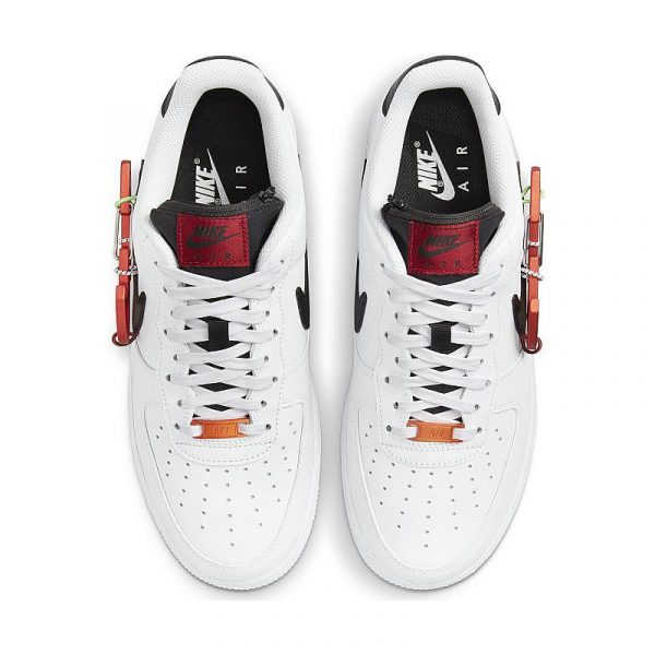 AIR FORCE 1 â07 PREMIUM âCARABINER â WHITE HABANERO REDâ â TODO DE TENIS