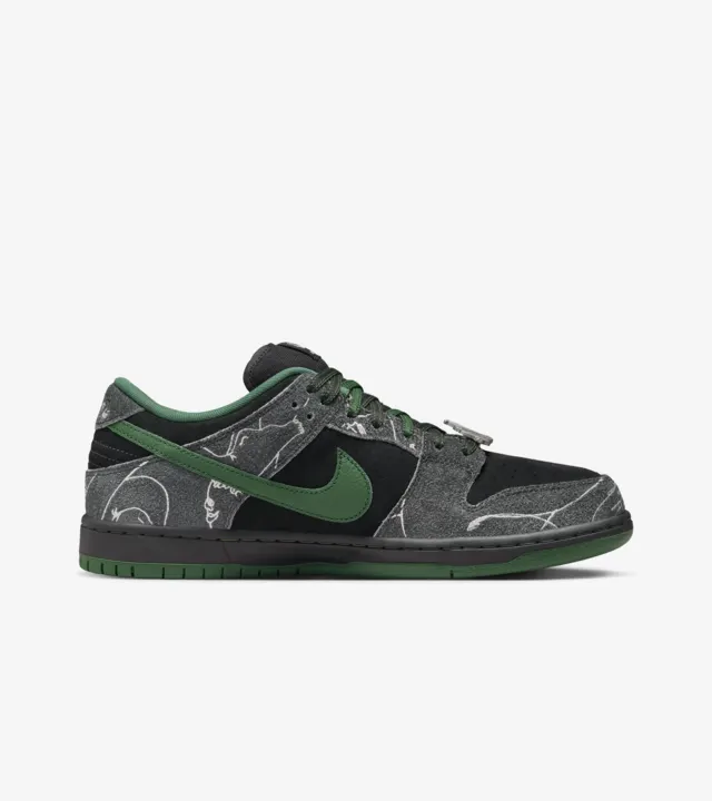 fecha-de-lanzamiento-de-los-nike-sb-dunk-low-pro-x-there-anthracite-and-gorge-green-hf7743-001